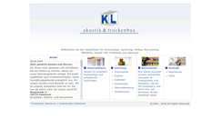 Desktop Screenshot of kl-akustik.de
